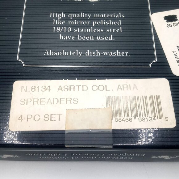 Reproduction Antique European 4-Piece Spoon Flatware Spreaders Collection Set - Picture 11 of 12